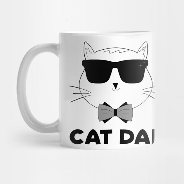 Father's Day Cat Daddy Best Cat Dad Ever by jordanfaulkner02